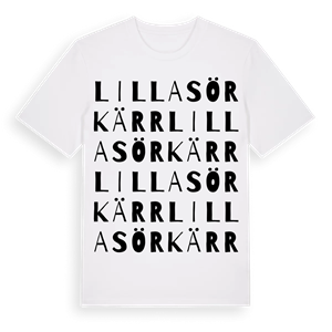 Lilla Sörkärr ordlek t-shirt – ekologisk bomull t-shirt från Pinshirt