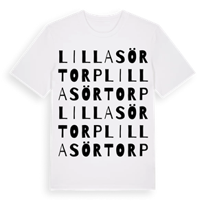 Lilla Sörtorp ordlek t-shirt – ekologisk bomull t-shirt från Pinshirt