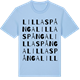 Blue Soul t-shirt med Lilla Spånga ordlek t-shirt