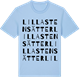 Blue Soul t-shirt med Lilla Stensätter ordlek t-shirt