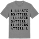 Mid Heather Gray t-shirt med Lilla Stensätter ordlek t-shirt