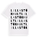 Lilla Störhult ordlek t-shirt