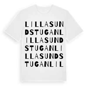 Lilla Sundstugan ordlek t-shirt – ekologisk bomull t-shirt från Pinshirt