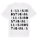 Lilla Sundstugan ordlek t-shirt