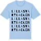 Blue Soul t-shirt med Lilla Svartbacken ordlek t-shirt