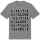 Mid Heather Gray t-shirt med Lilla Tallbacken ordlek t-shirt
