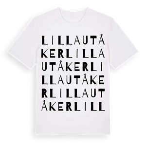 Lilla Utåker ordlek t-shirt – ekologisk bomull t-shirt från Pinshirt