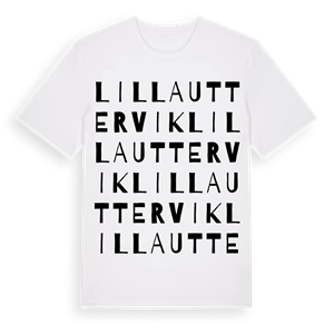 Lilla Uttervik ordlek t-shirt – ekologisk bomull t-shirt från Pinshirt