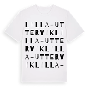 Lilla-Uttervik ordlek t-shirt – ekologisk bomull t-shirt från Pinshirt