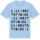 Blue Soul t-shirt med Lilla Vretstugan ordlek t-shirt