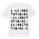 Lilla Vretstugan ordlek t-shirt