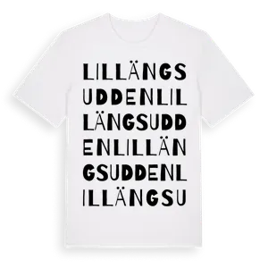 Lillängsudden ordlek t-shirt – ekologisk bomull t-shirt från Pinshirt