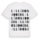 Lillängsudden ordlek t-shirt