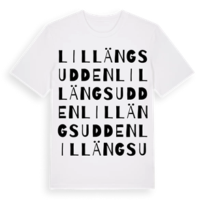 Lillängsudden ordlek t-shirt – ekologisk bomull t-shirt från Pinshirt