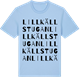 Blue Soul t-shirt med Lillkällstugan ordlek t-shirt