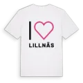 Jag älskar Lillnäs t-shirt stort tryck