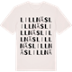 Vintage White t-shirt med Lillnäs ordlek t-shirt