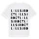Lillsundet ordlek t-shirt