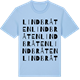 Blue Soul t-shirt med Lindbråten ordlek t-shirt