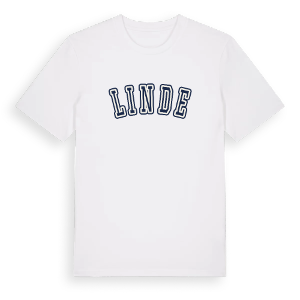 Linde college t-shirt – ekologisk bomull t-shirt från Pinshirt