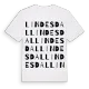 Lindesdal ordlek t-shirt