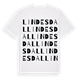 Lindesdal ordlek t-shirt