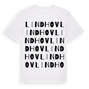 Lindhov ordlek t-shirt – ekologisk bomull t-shirt från Pinshirt