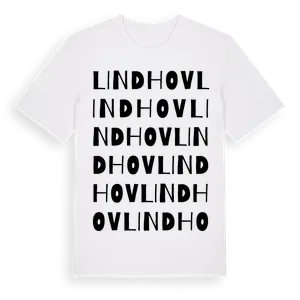 Lindhov ordlek t-shirt – ekologisk bomull t-shirt från Pinshirt