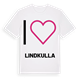 Jag älskar Lindkulla t-shirt stort tryck