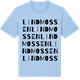 Blue Soul t-shirt med Lindmossen ordlek t-shirt