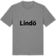 Mid Heather Gray t-shirt med Lindö fetstil t-shirt