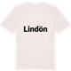 Vintage White t-shirt med Lindön fetstil t-shirt
