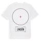 White t-shirt med Lindön t-shirt