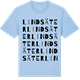 Blue Soul t-shirt med Lindsäter ordlek t-shirt