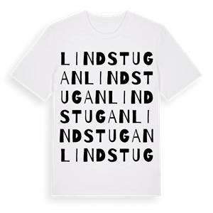 Lindstugan ordlek t-shirt – ekologisk bomull t-shirt från Pinshirt