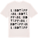 Vintage White t-shirt med Lindtäppan ordlek t-shirt