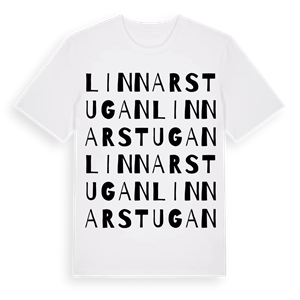 Linnarstugan ordlek t-shirt – ekologisk bomull t-shirt från Pinshirt