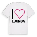 Jag älskar Ljunga t-shirt stort tryck