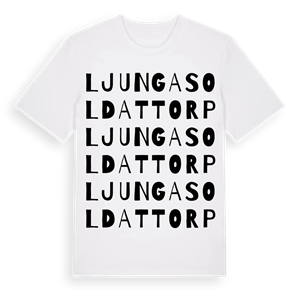Ljunga soldattorp ordlek t-shirt – ekologisk bomull t-shirt från Pinshirt