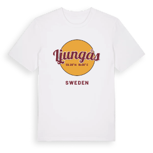 Ljungås cirkel t-shirt – ekologisk bomull t-shirt från Pinshirt