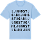 Blue Soul t-shirt med Ljungstugan ordlek t-shirt