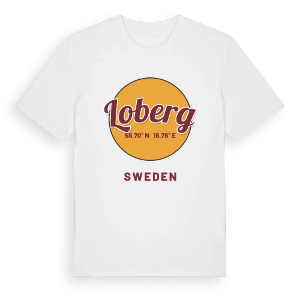 Loberg cirkel t-shirt – ekologisk bomull t-shirt från Pinshirt