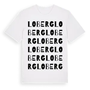 Loberg ordlek t-shirt – ekologisk bomull t-shirt från Pinshirt