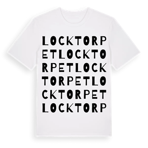 Locktorpet ordlek t-shirt – ekologisk bomull t-shirt från Pinshirt