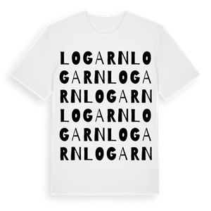 Logarn ordlek t-shirt – ekologisk bomull t-shirt från Pinshirt