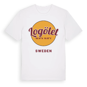 Logölet cirkel t-shirt – ekologisk bomull t-shirt från Pinshirt
