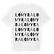 Lomyra ordlek t-shirt