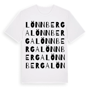 Lönnberga ordlek t-shirt – ekologisk bomull t-shirt från Pinshirt