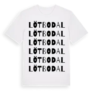 Lötbodal ordlek t-shirt – ekologisk bomull t-shirt från Pinshirt