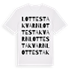 Lottesta kvarn ordlek t-shirt
